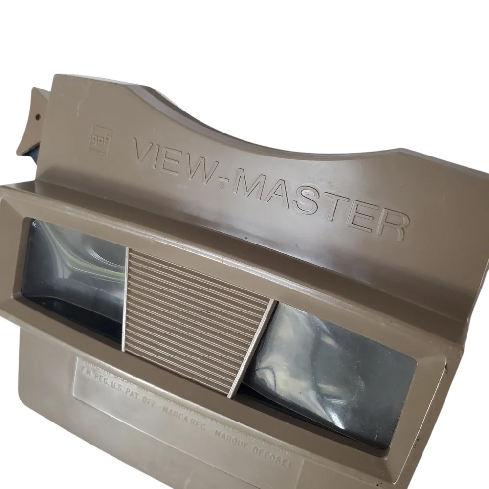 Vintage GAF View-Master Model G Viewer - Tan/Beige 1960s-70s 3D Toy